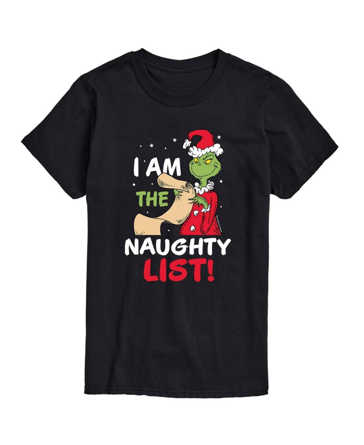 Big & Tall I Am The The Naughty List Tee, Men's, Size: 4XB, Black Product Image