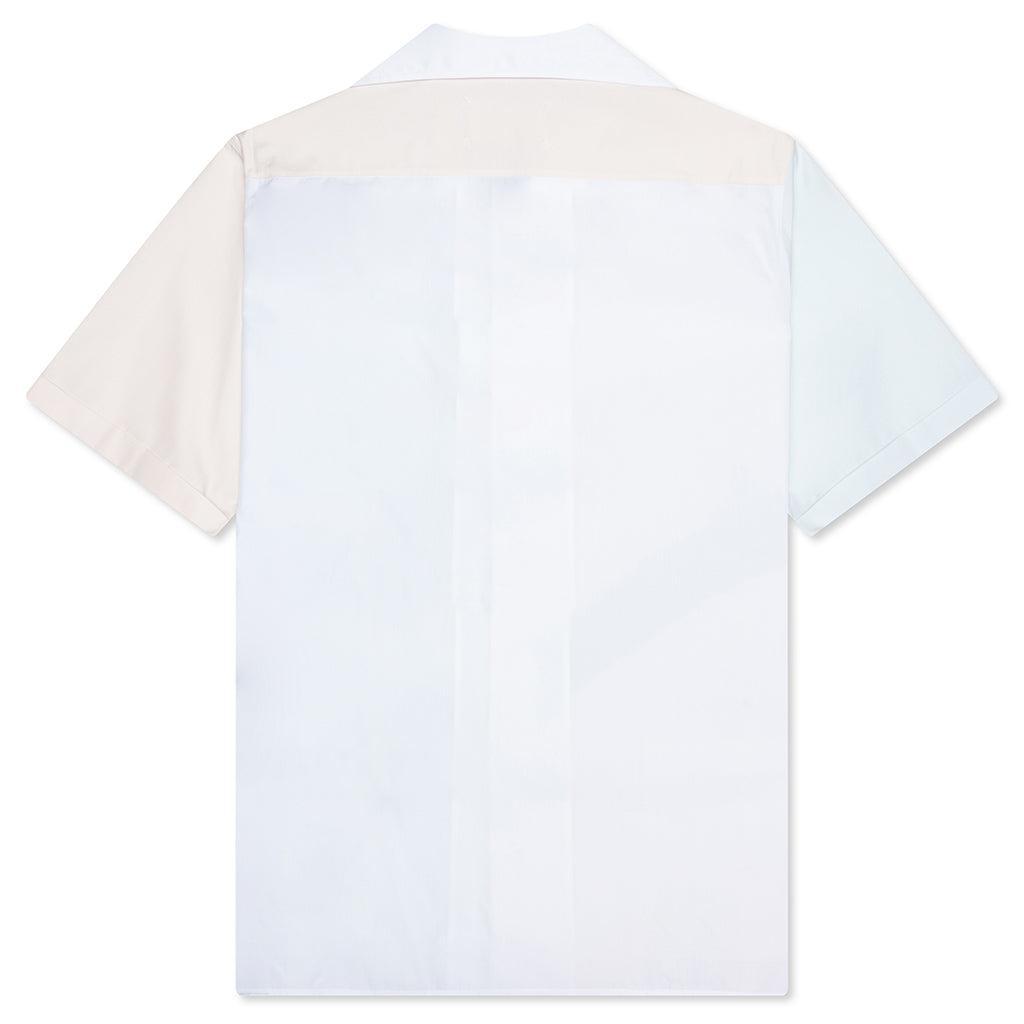 Short Sleeve Pocket Shirt - White/Cream/Light Blue Male Product Image