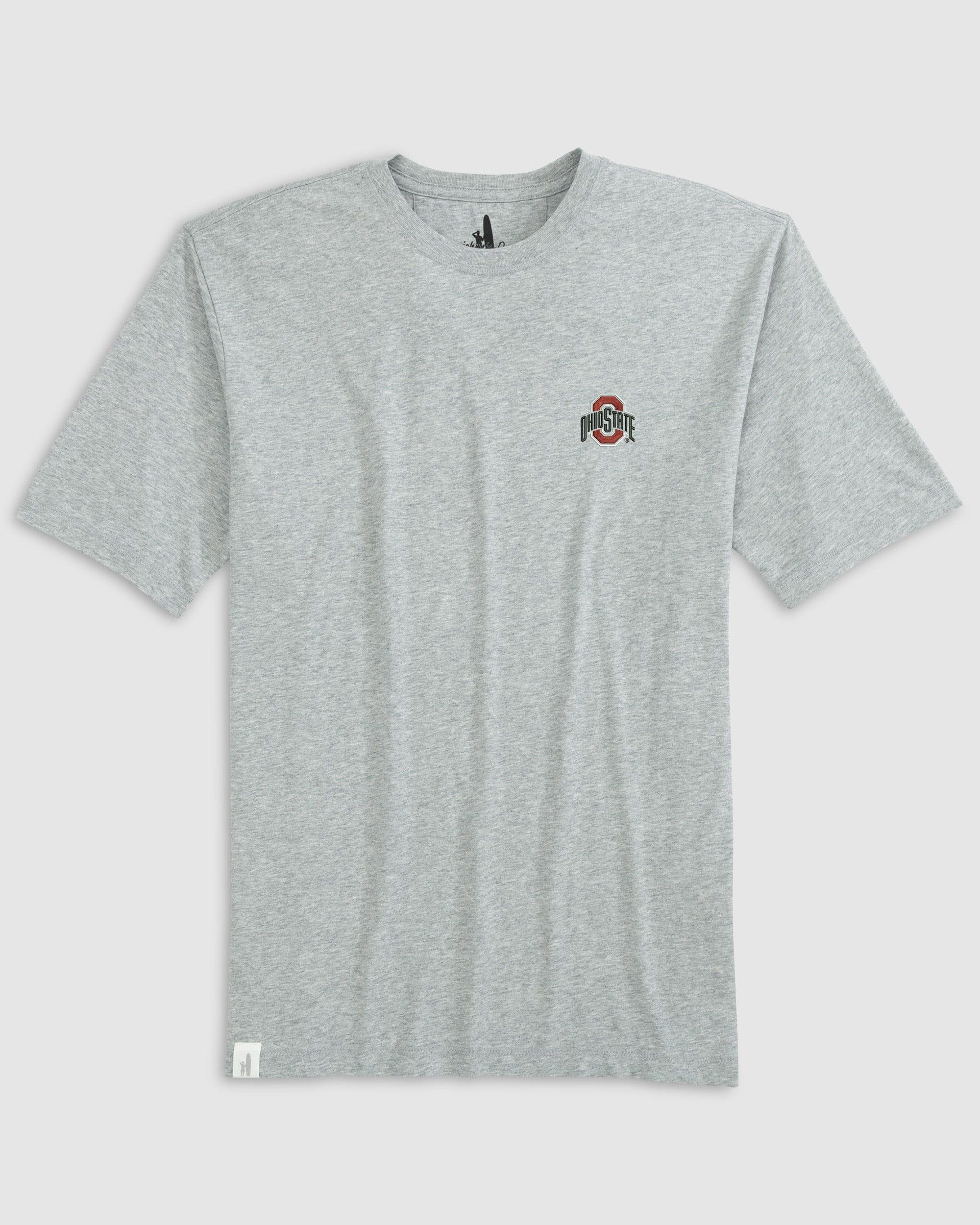 University of Illinois Heathered Spencer Cotton T-Shirt Product Image