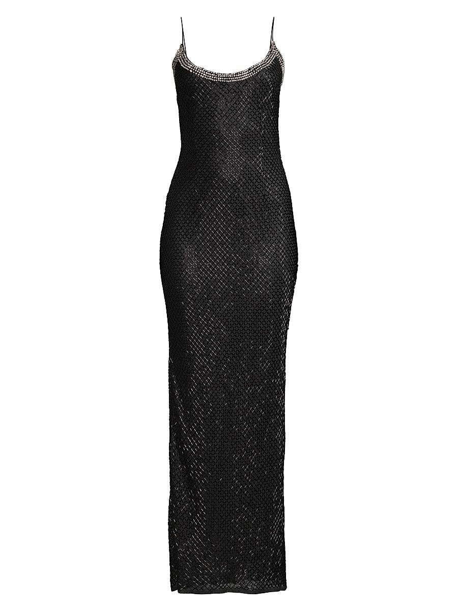 Womens Beaded Column Gown Size 0 Product Image