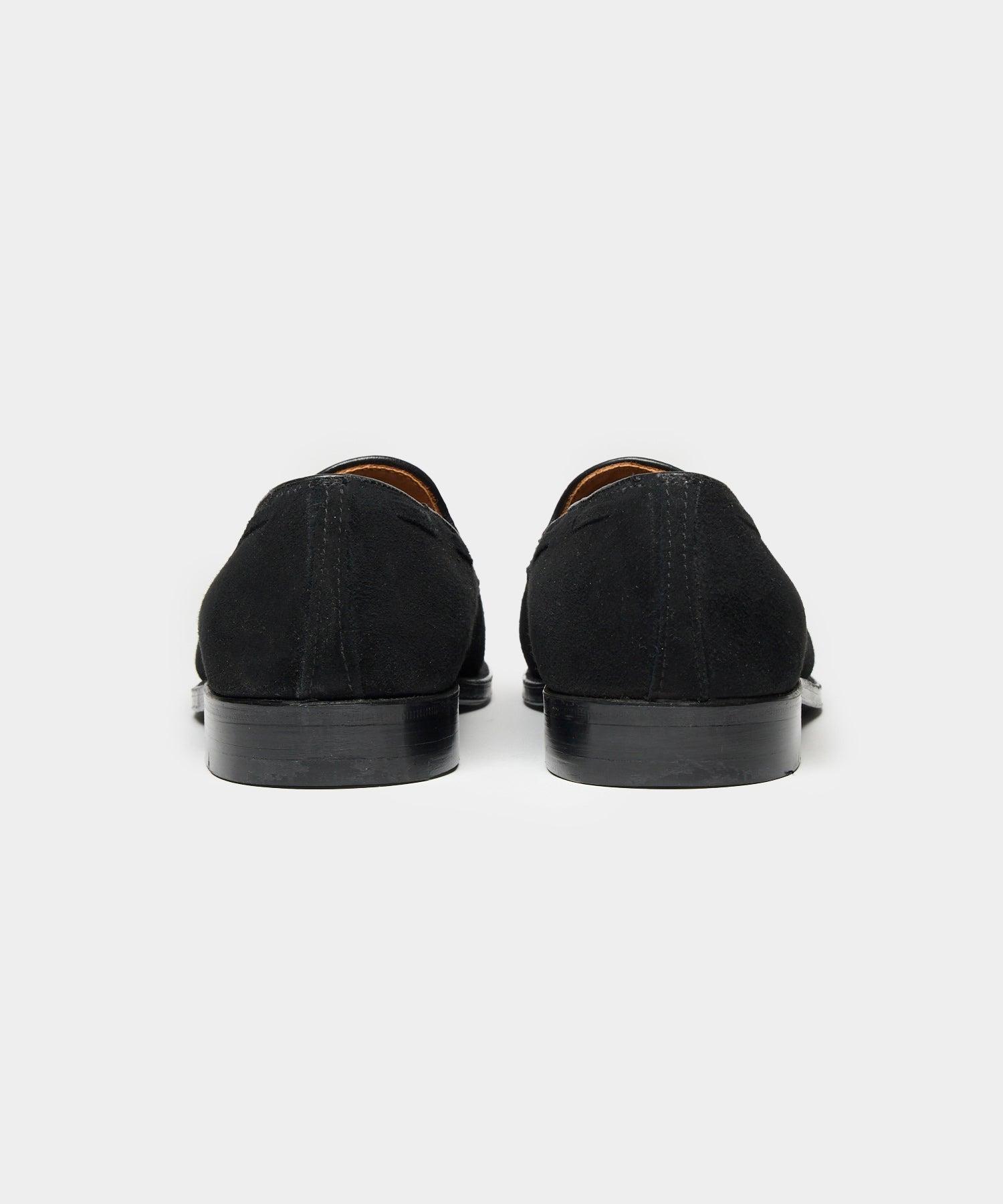 Todd Snyder x Alden Suede Blackout Tassel Loafer Product Image