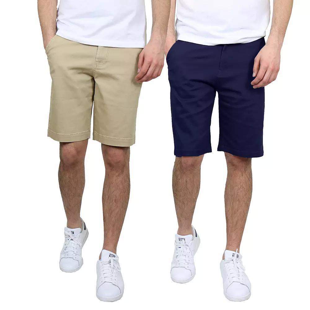 Men's Galaxy 10.5" Slim-Fit Cotton Flex Chino Shorts 2-Pack, Size: 44 Product Image