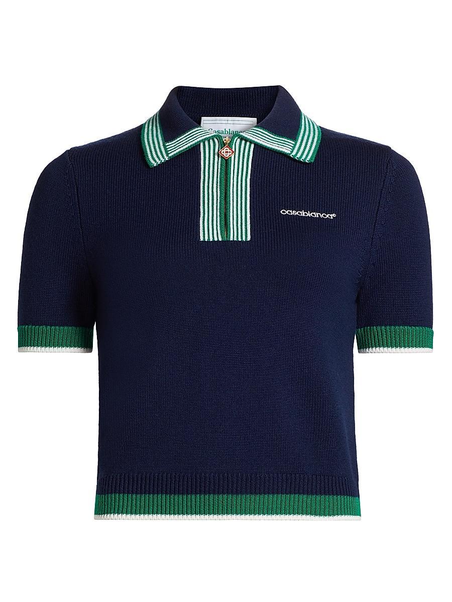 Womens Tennis Polo Merino Wool Shirt Product Image
