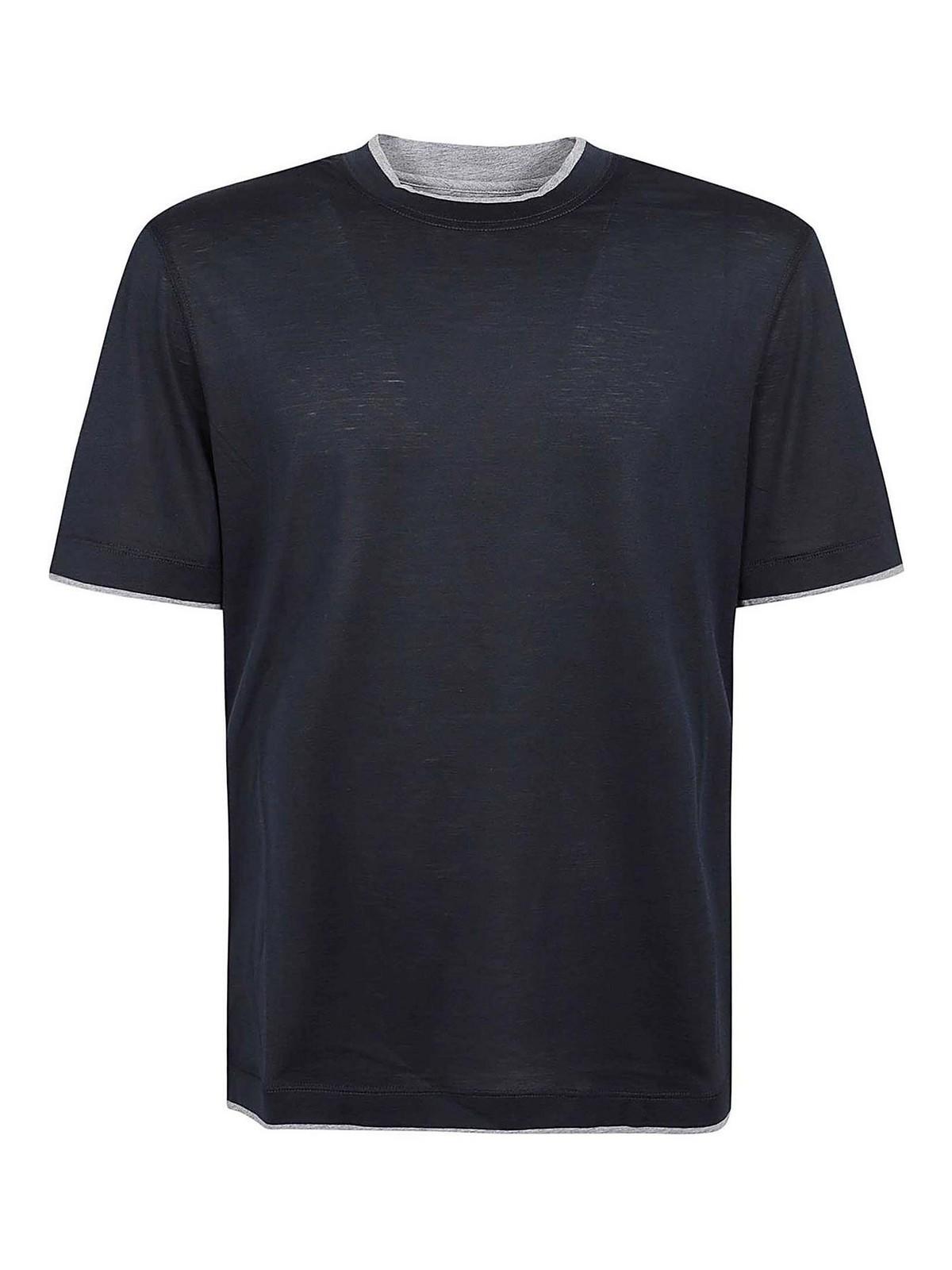 BRUNELLO CUCINELLI T-shirt In Black Product Image