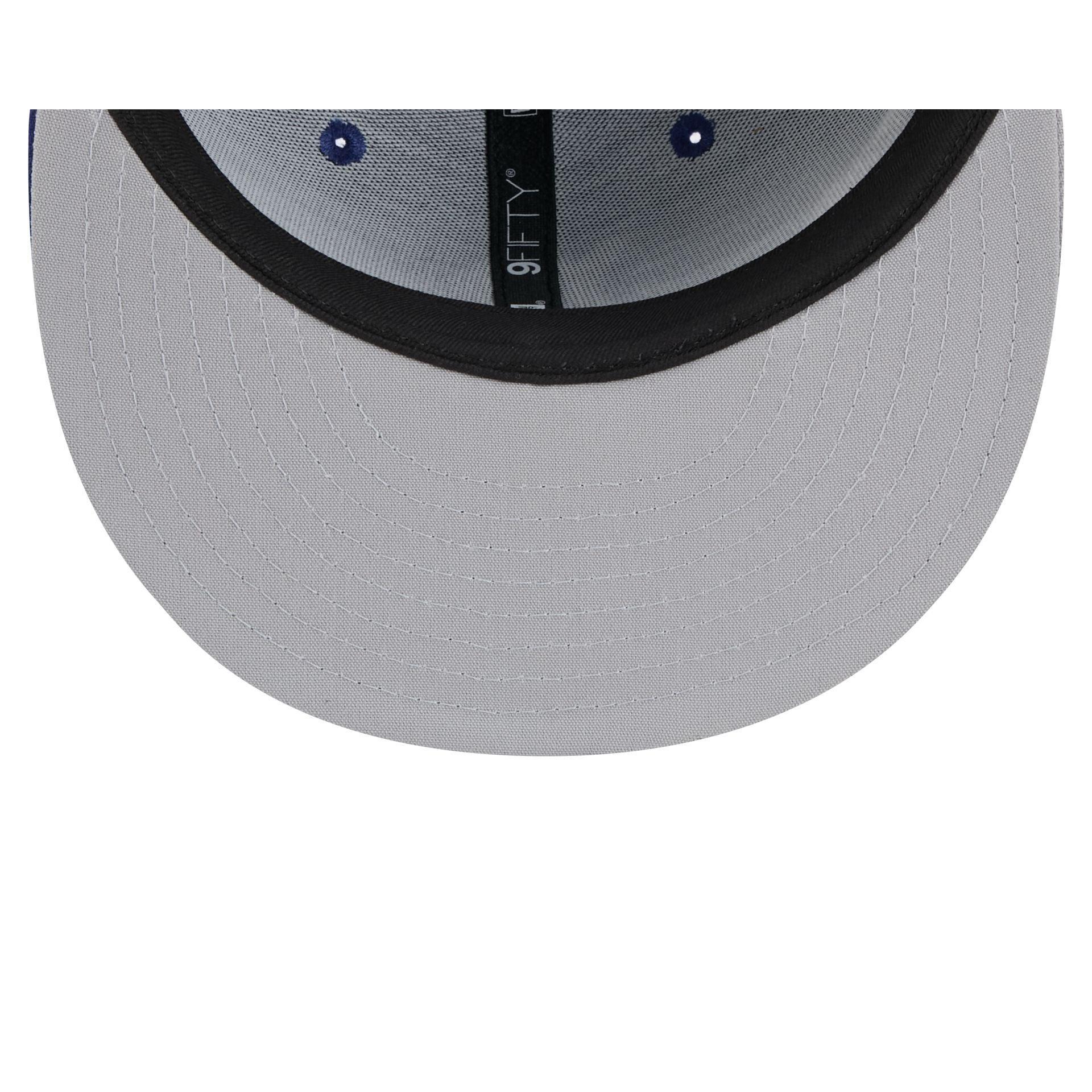 Philadelphia Eagles Basic Black on Black 9FIFTY Snapback Hat Male Product Image