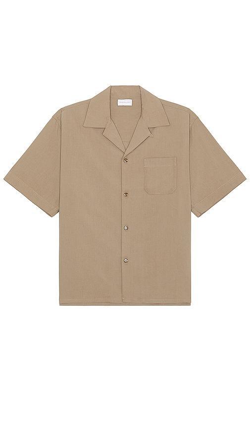 Mens Solid Camp Shirt Product Image