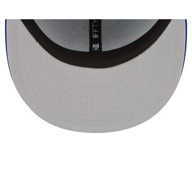 Atlanta Braves Black and White Basic 59FIFTY Fitted Hat Male Product Image