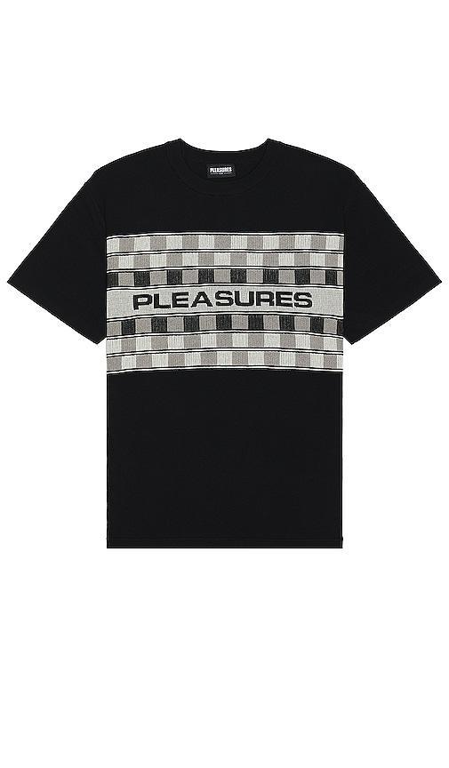 Pleasures Check Knit Shirt in Black Product Image