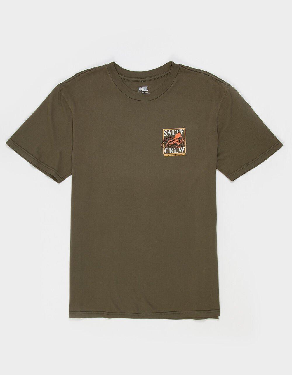 SALTY CREW Ink Slinger Mens Tee - OLIVE Product Image