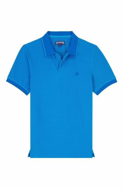 Vilebrequin Men's Changing Color Cotton Pique Polo in Palace at Nordstrom, Size Large Product Image