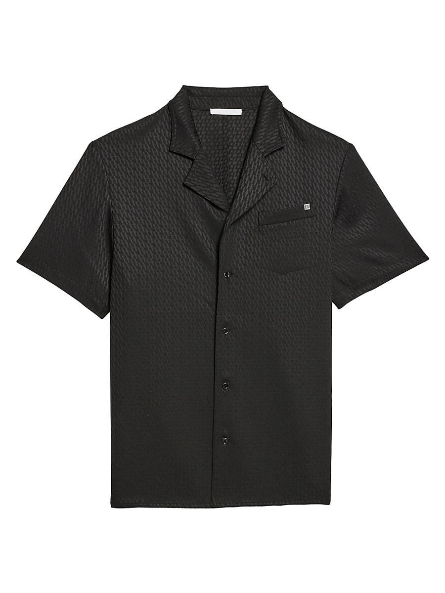 Mens Tonal Monogram Short-Sleeve Shirt Product Image