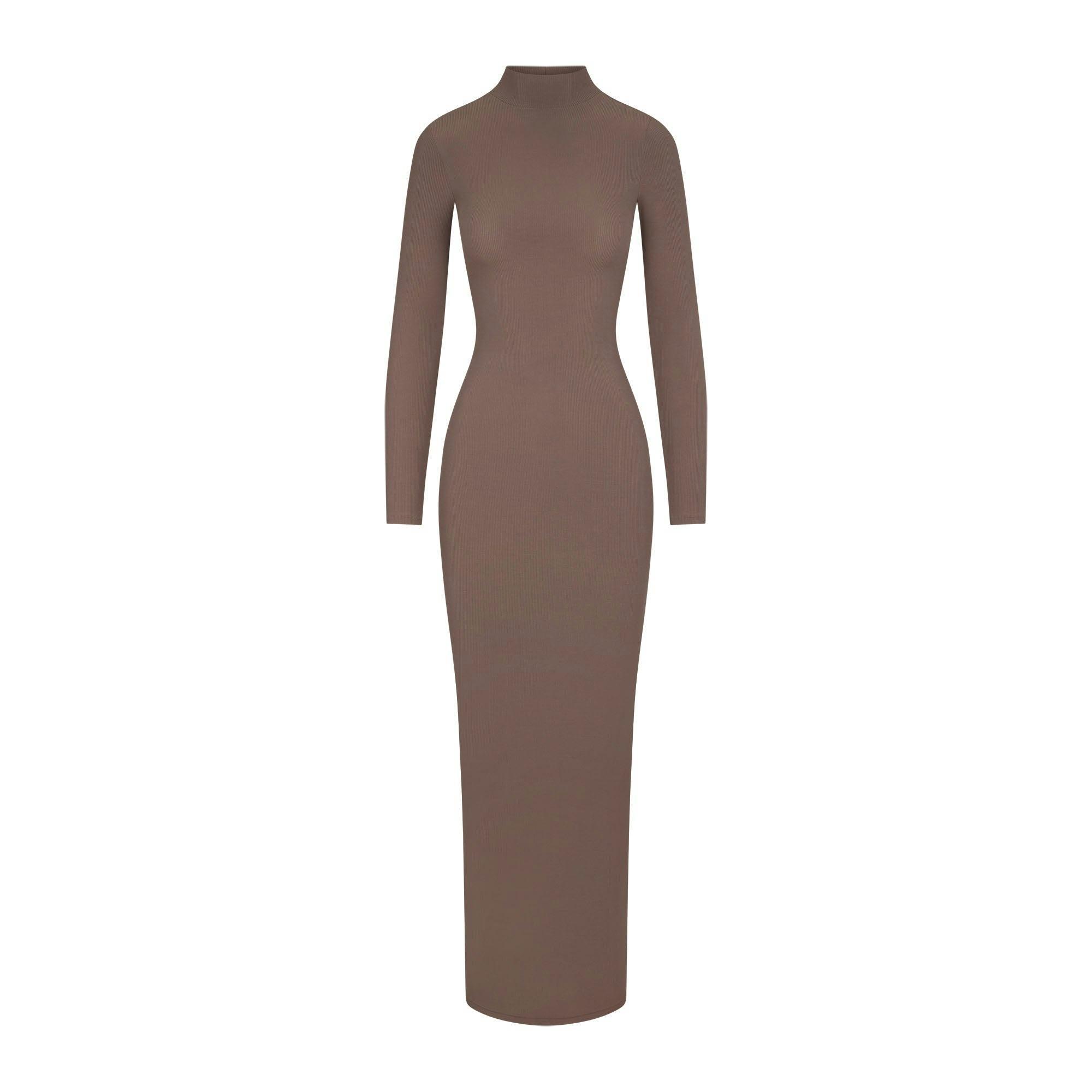 SOFT LOUNGE TURTLENECK MINI DRESS | AMETHYST Product Image