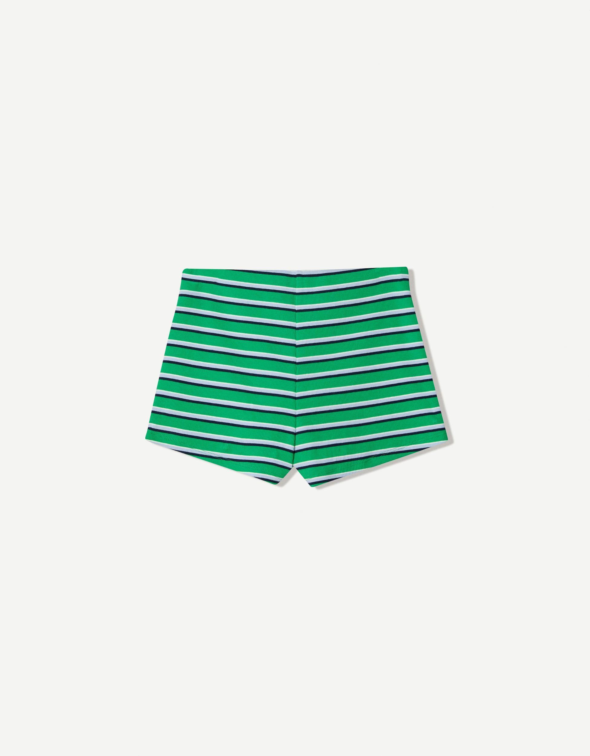 Striped rustic shorts Product Image