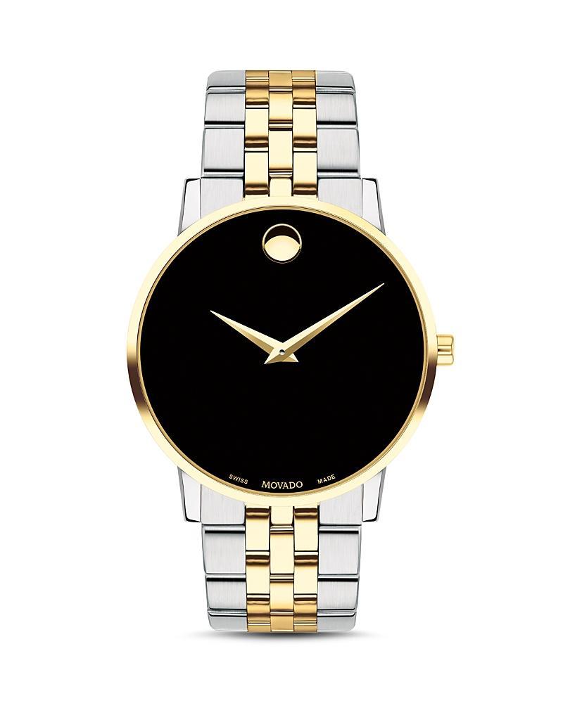 Movado Museum Classic Two-Tone Diamond-Index Watch, 40mm Product Image