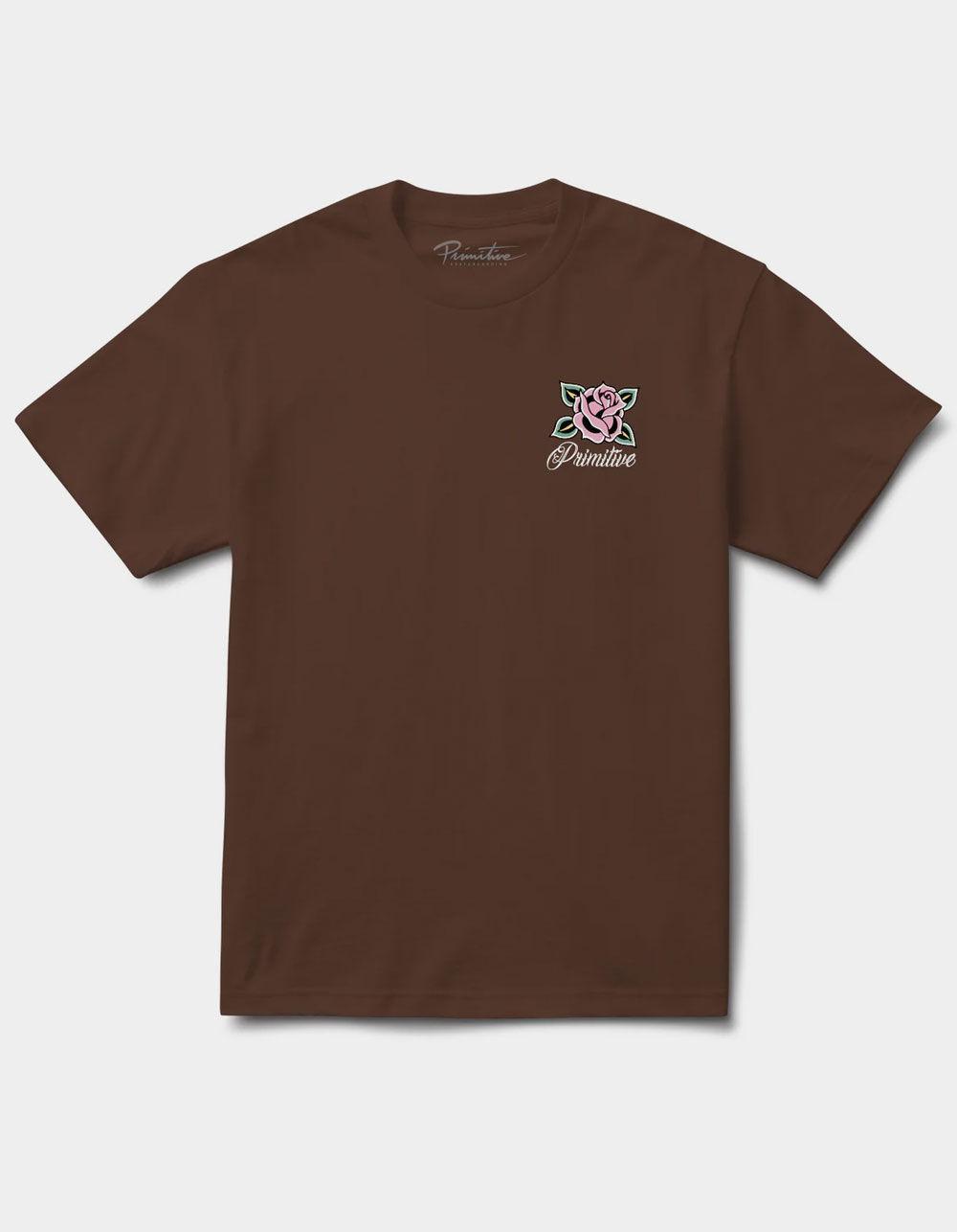 PRIMITIVE Danger Mens Heavyweight Tee - BROWN Product Image