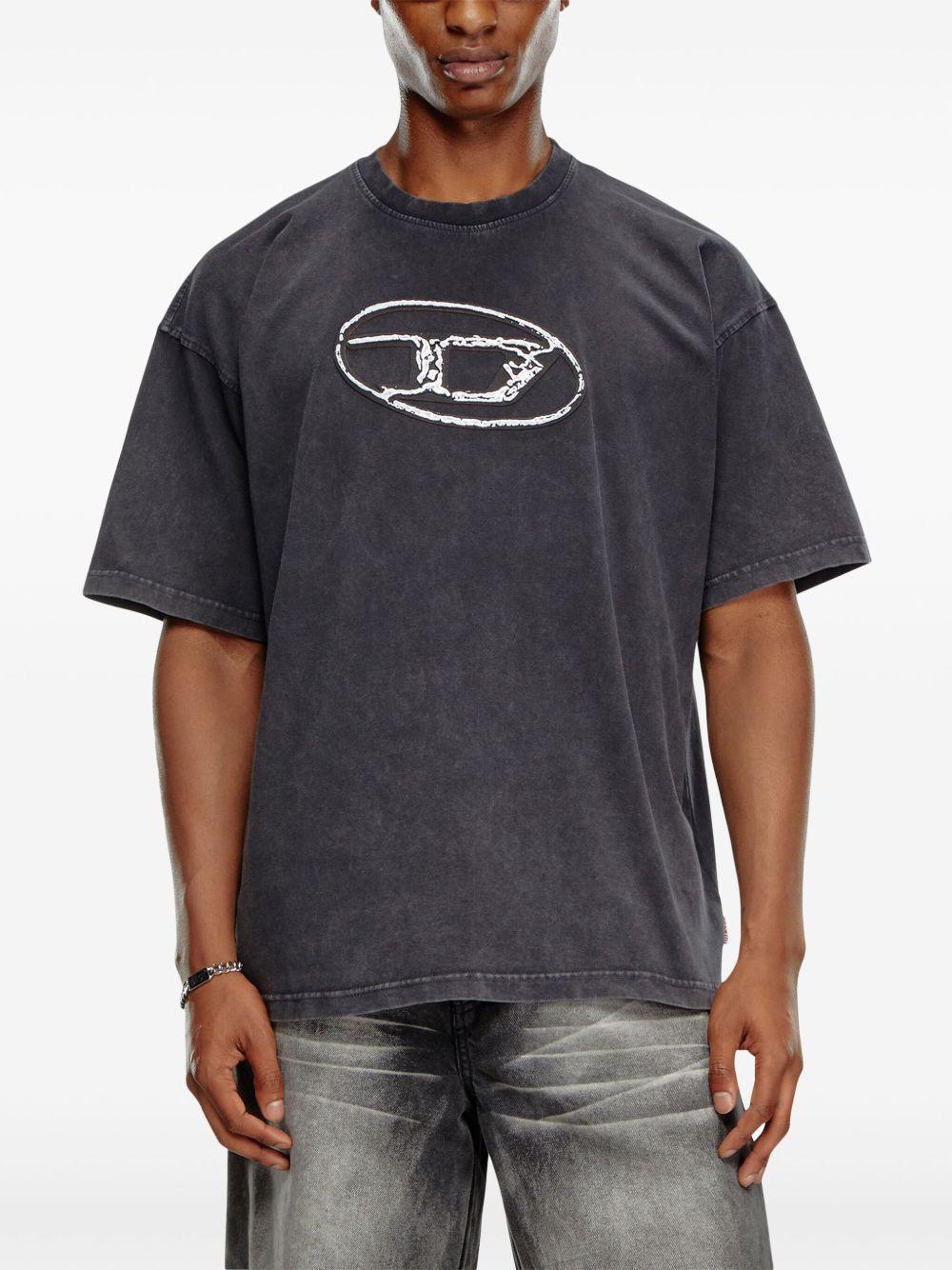 logo-print cotton T-shirt Product Image