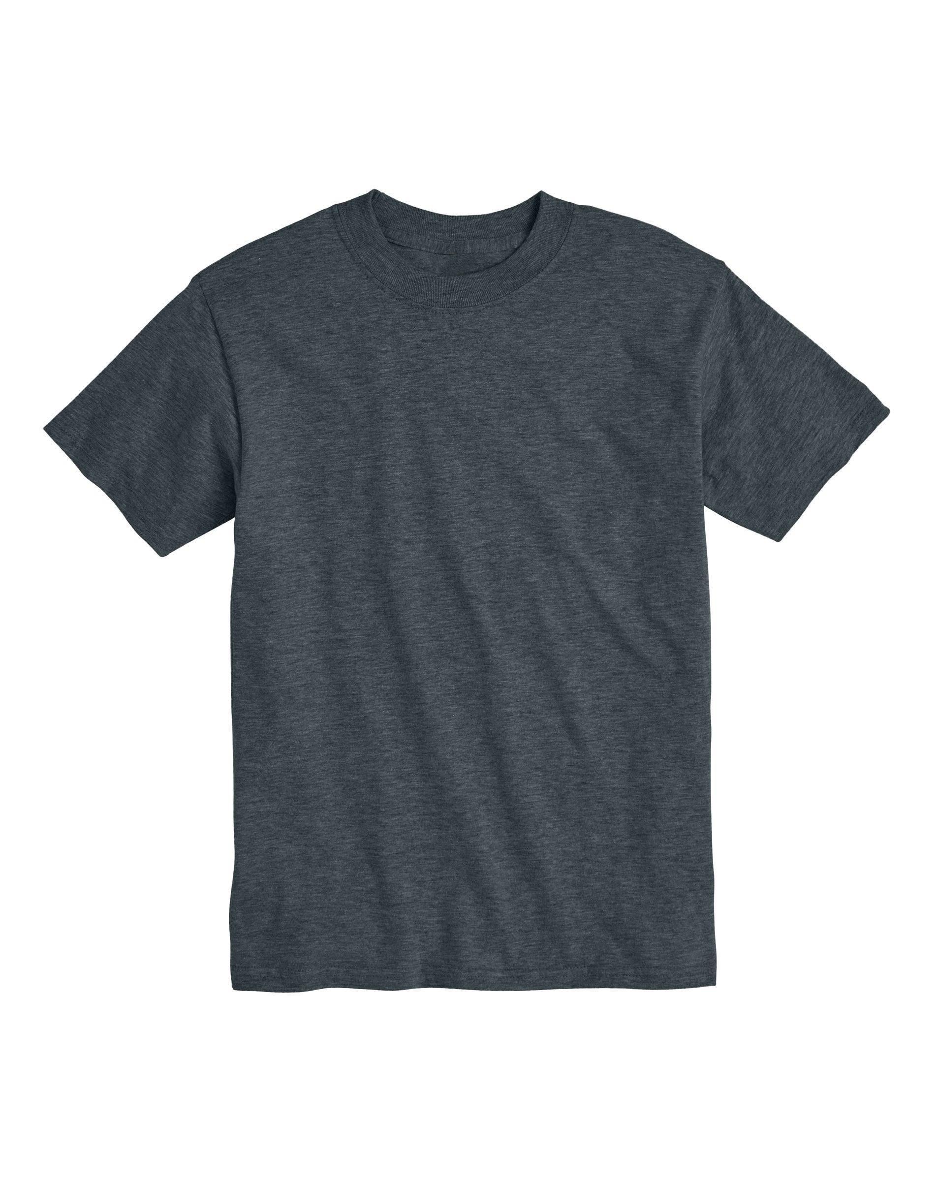 Men's Hanes® Beefy-T 2-Pack T-Shirt, Size: Small, Grey Heather Product Image