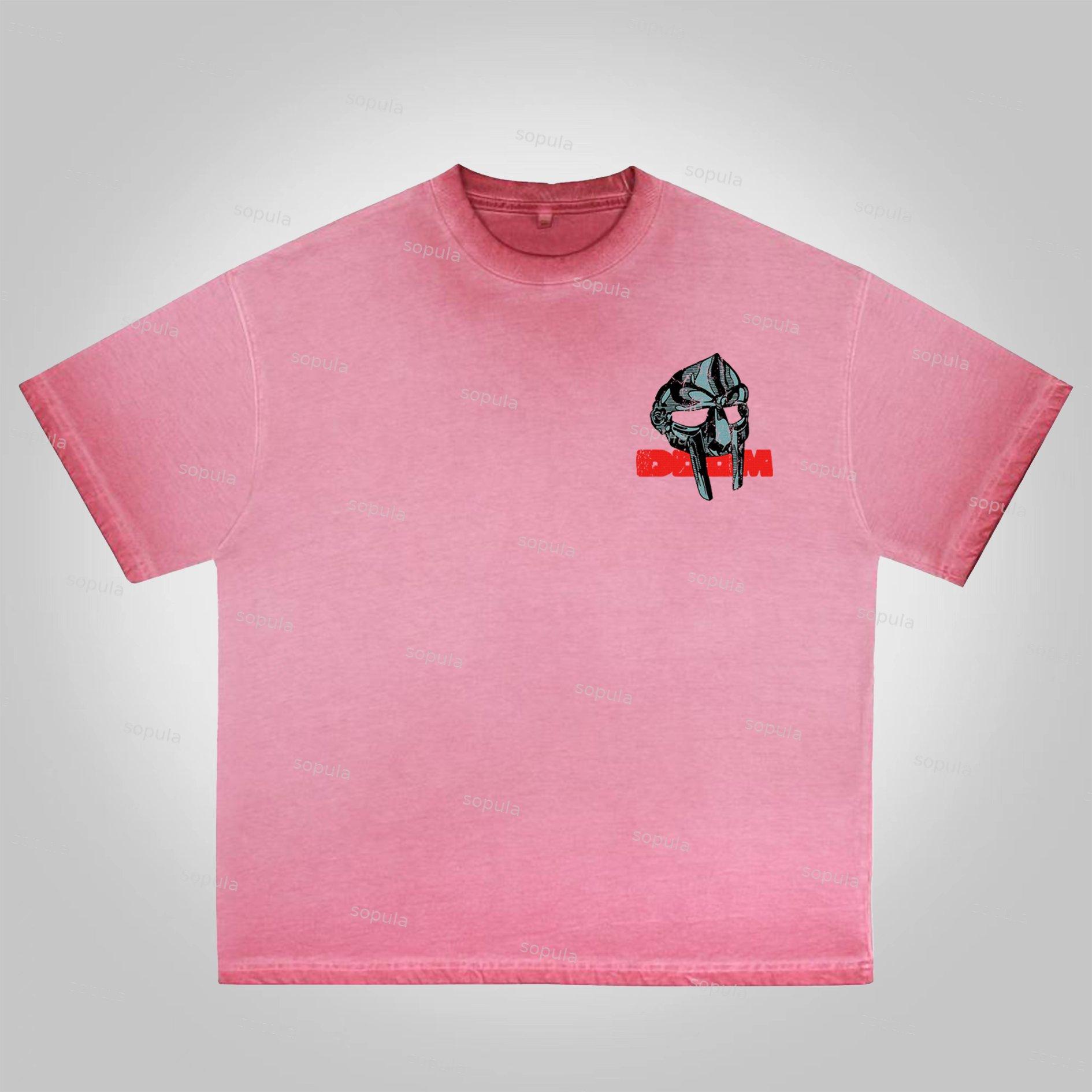 Sopula Vintage The Illest Villain Mf Doom Graphic Print Washed Cotton T-Shirt Product Image
