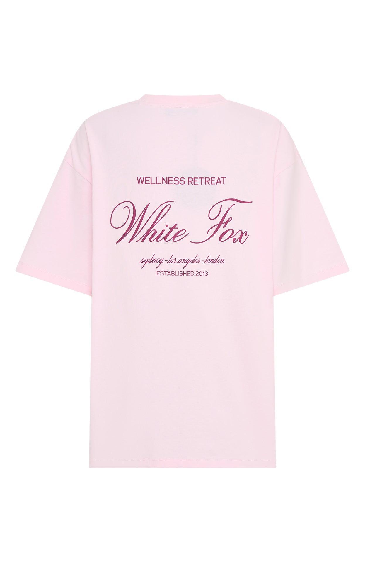 Health & Wellness Oversized Tee Pink Product Image