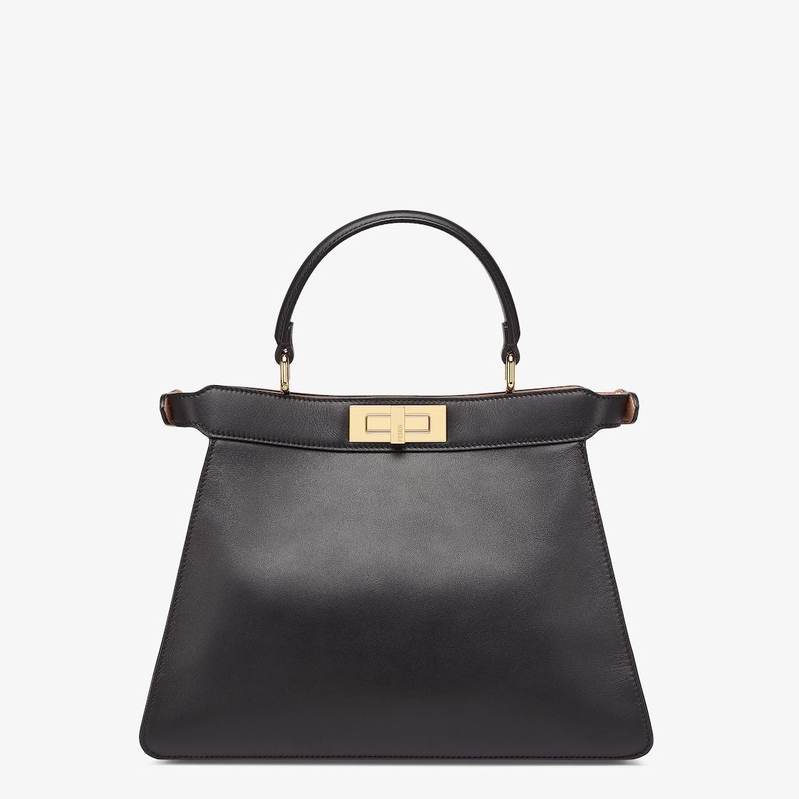 Peekaboo ISeeU MediumBlack, calf leather bag Product Image