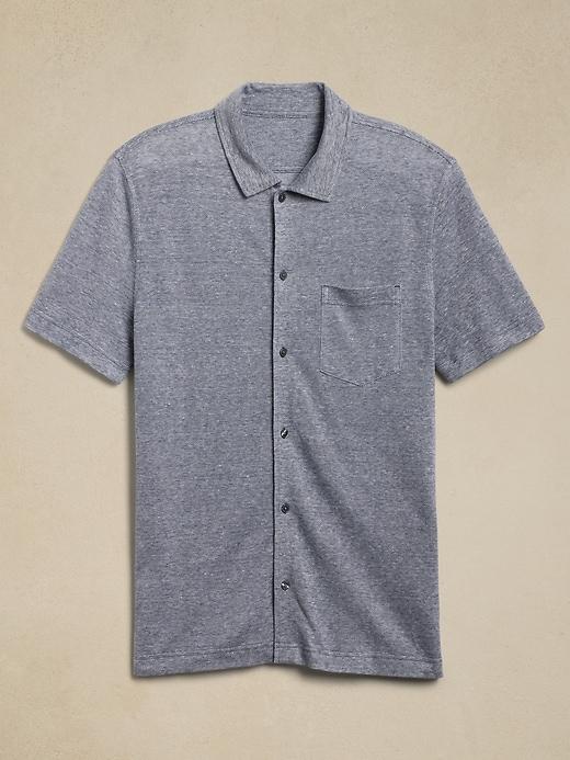 Linen Pique Resort Shirt Product Image