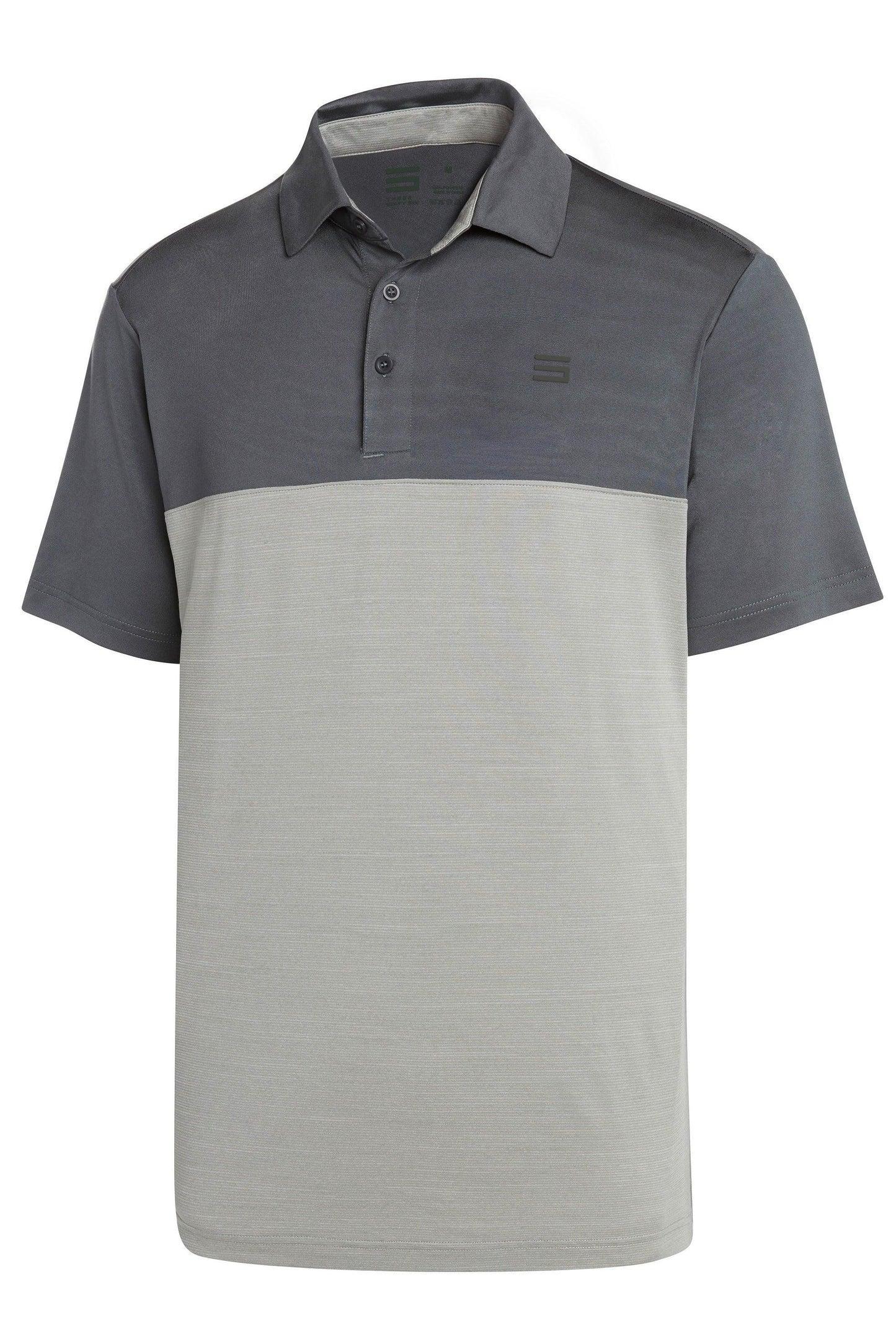 Three Sixty Six Men's Heathered Two-Tone Golf Polo Male Product Image
