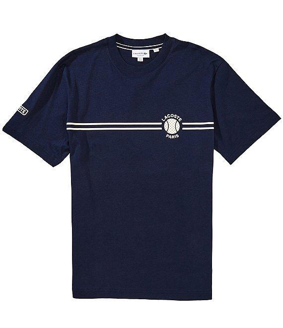 Lacoste Embroidered Paris Graphic Short Sleeve T-Shirt Product Image