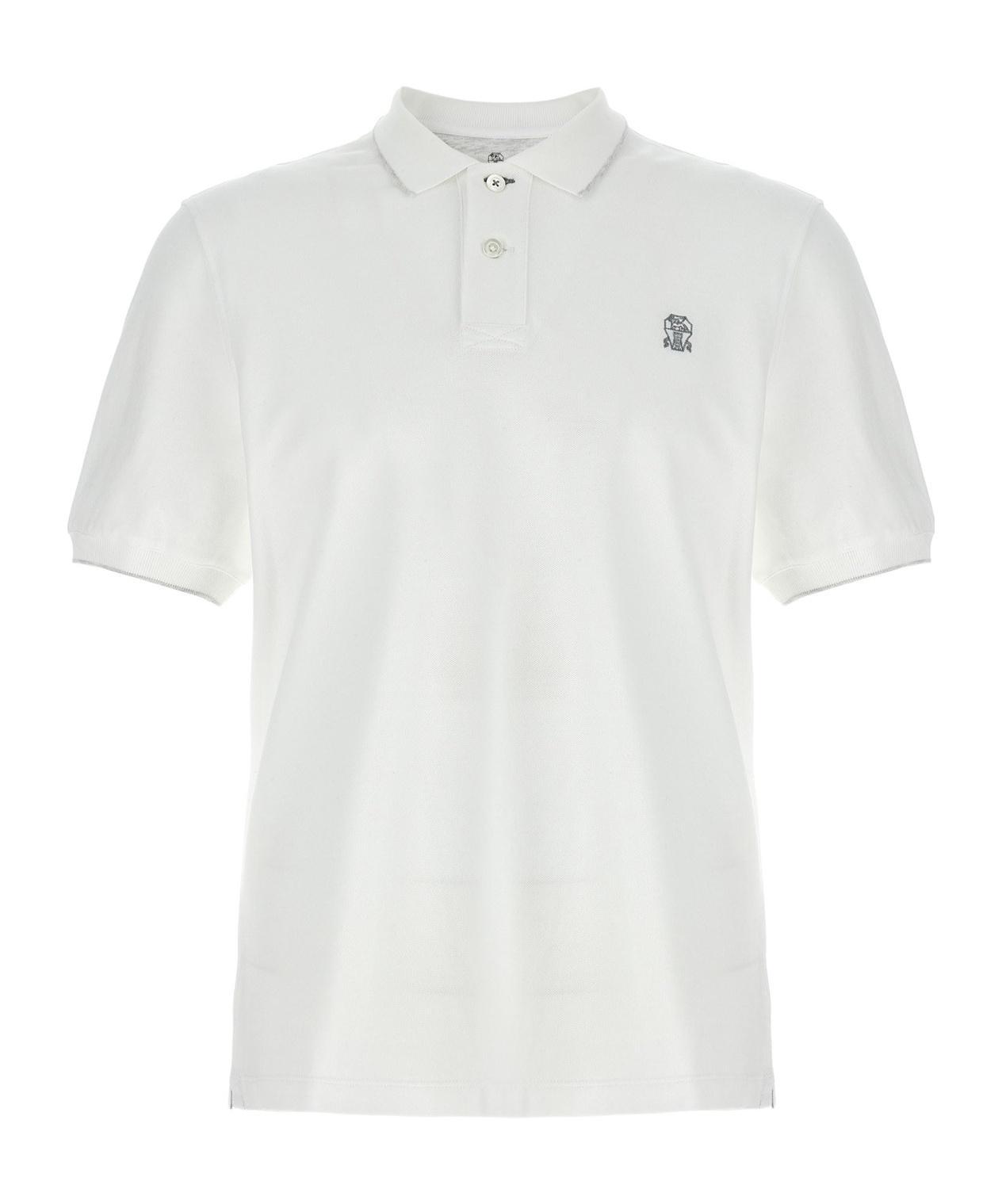 BRUNELLO CUCINELLI Polo Shirt In Blue Product Image