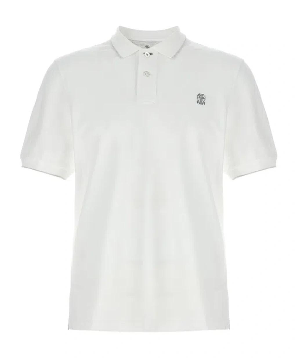 BRUNELLO CUCINELLI Polo Shirt In Blue Product Image