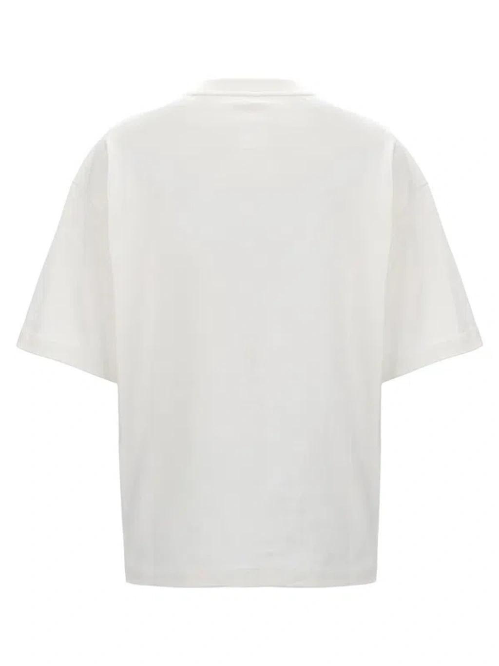 JIL SANDER Logo Print T-shirt In White Product Image