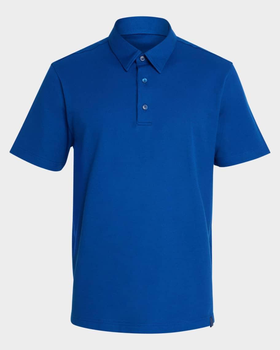 Mens Jersey Pique Polo Shirt Product Image