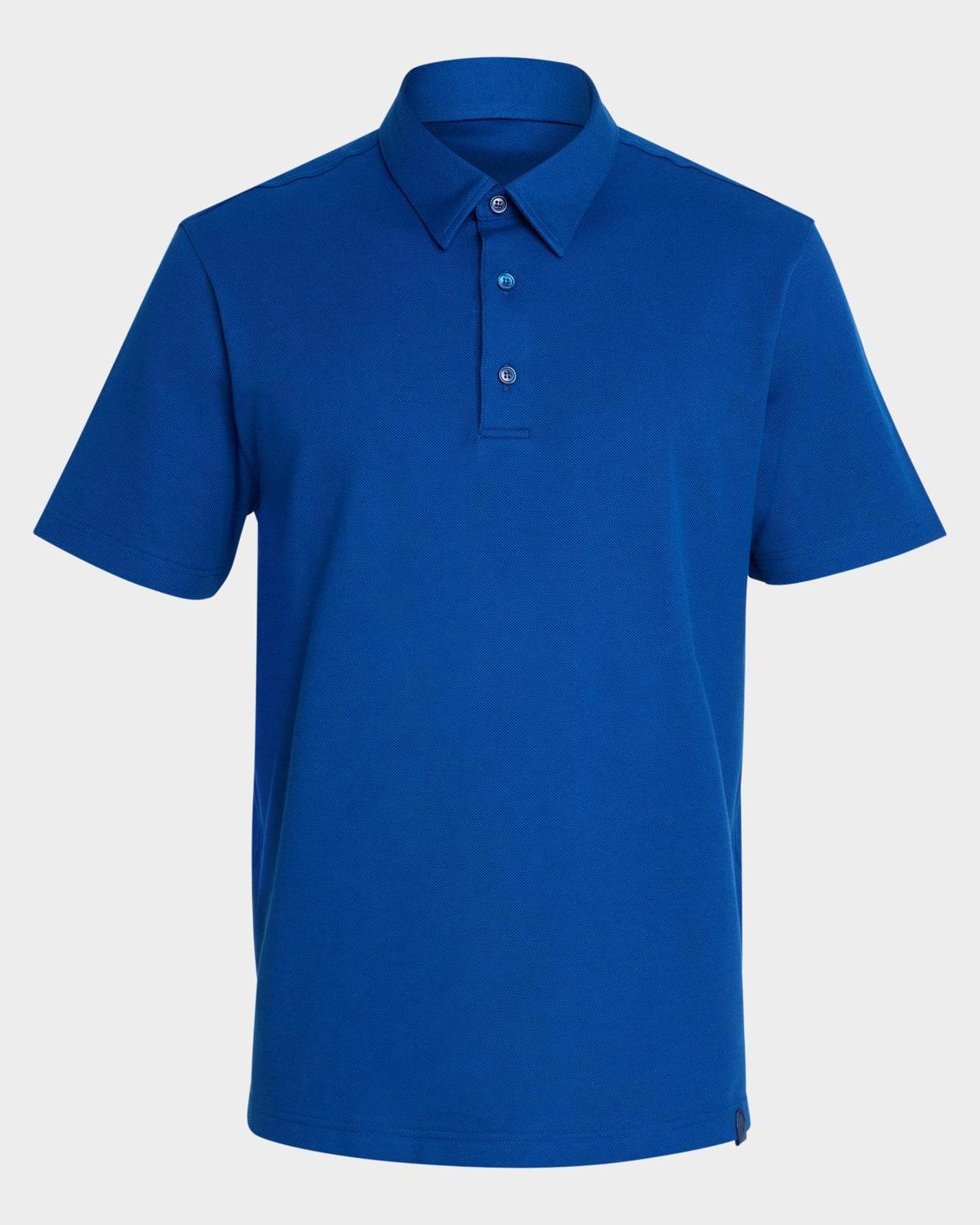 Mens Jersey Pique Polo Shirt Product Image