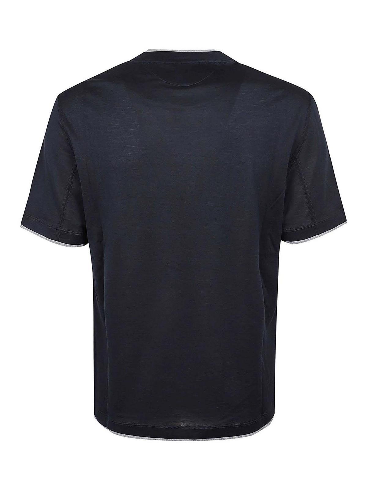 BRUNELLO CUCINELLI T-shirt In Black Product Image