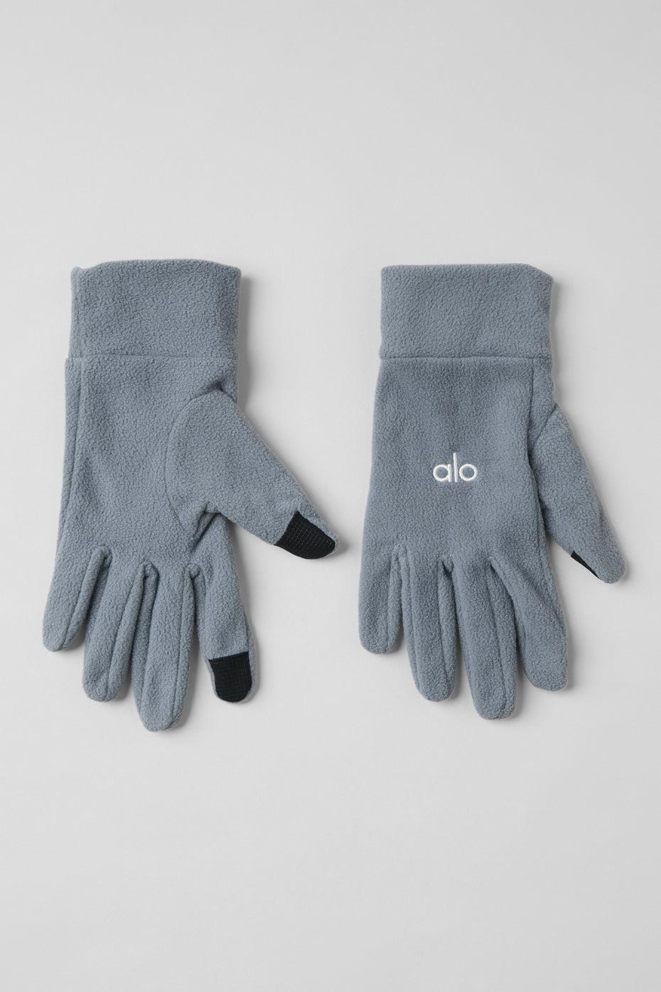 Performance Fleece Gloves - Steel Grey Product Image