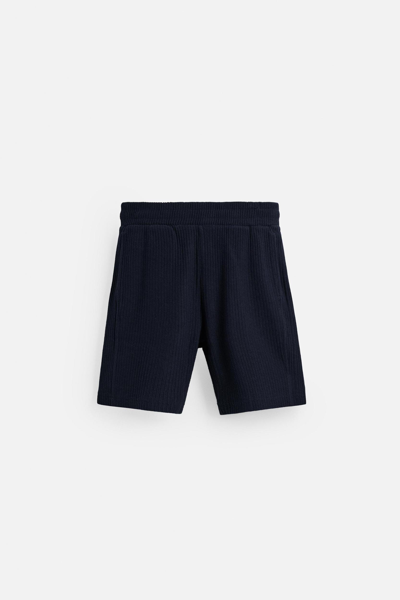OPEN WEAVE TEXTURED SHORTS Product Image