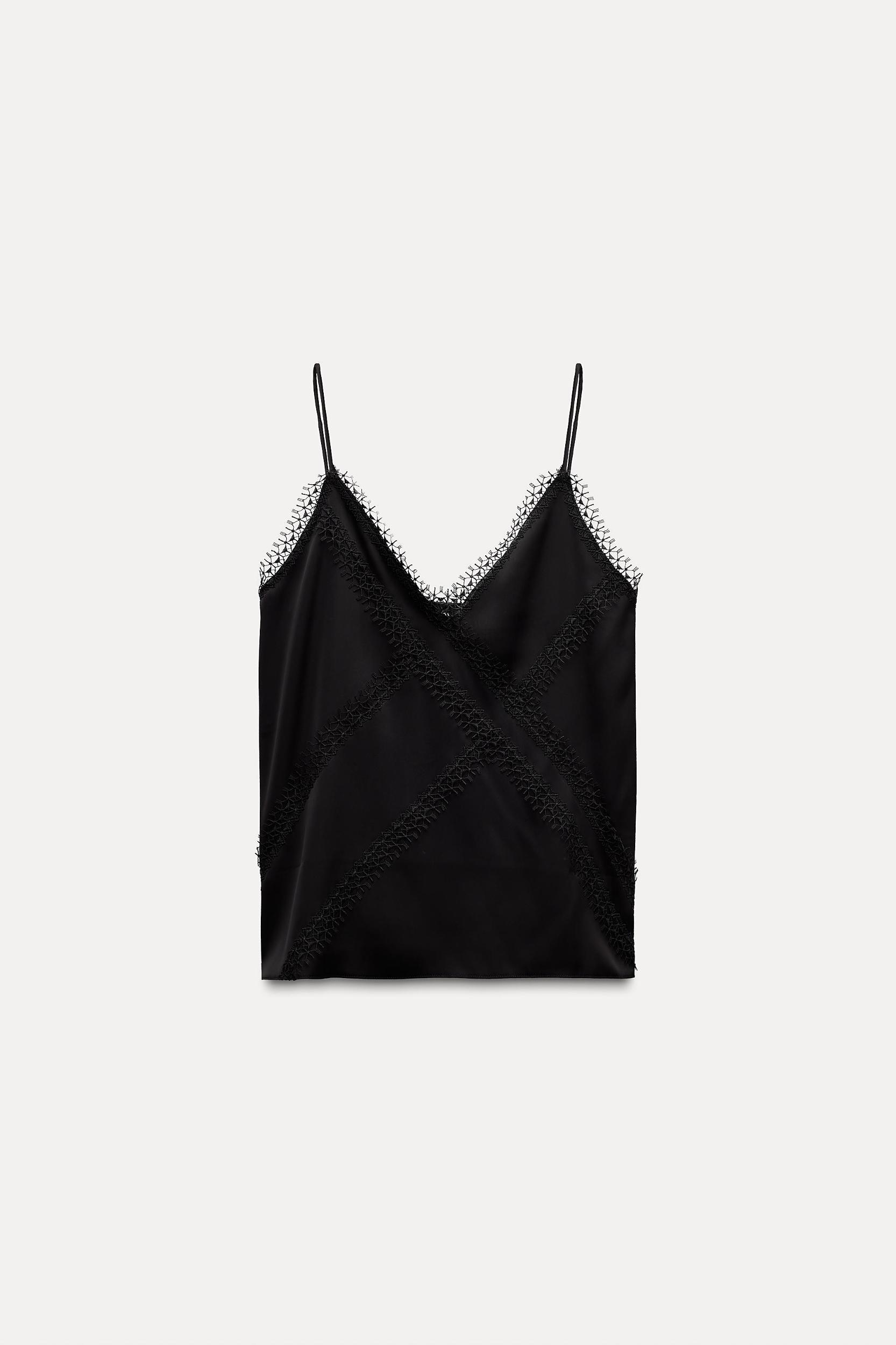 SATIN EFFECT TANK TOP Product Image