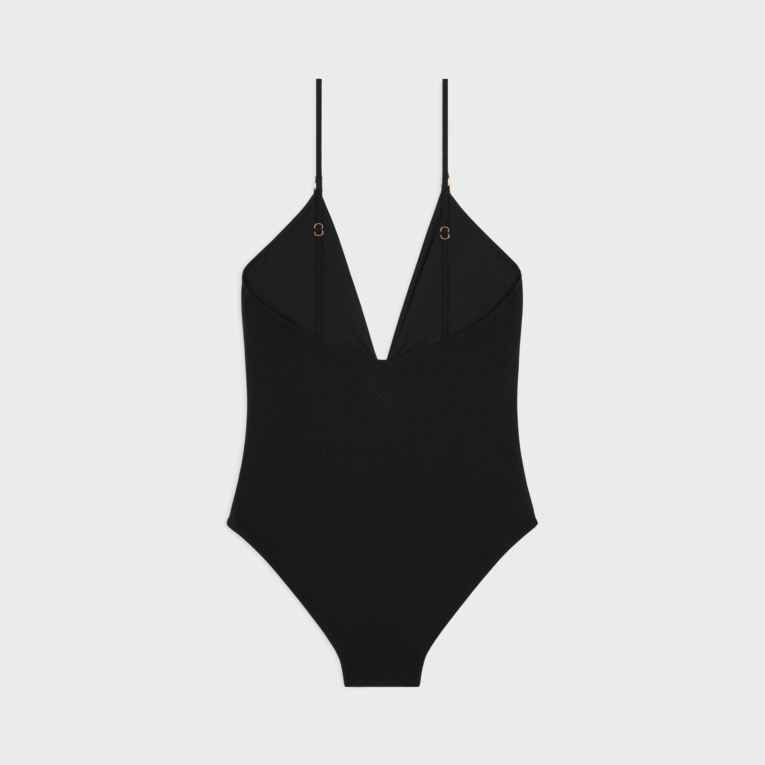 gathered swimsuit in matte jersey Product Image