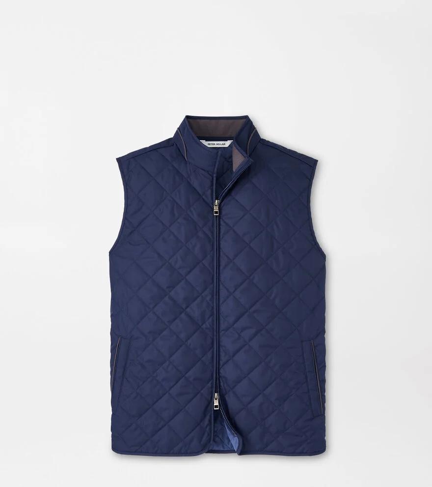 Peter Millar Mens Essex Vest | Color: Navy | Size: S Product Image