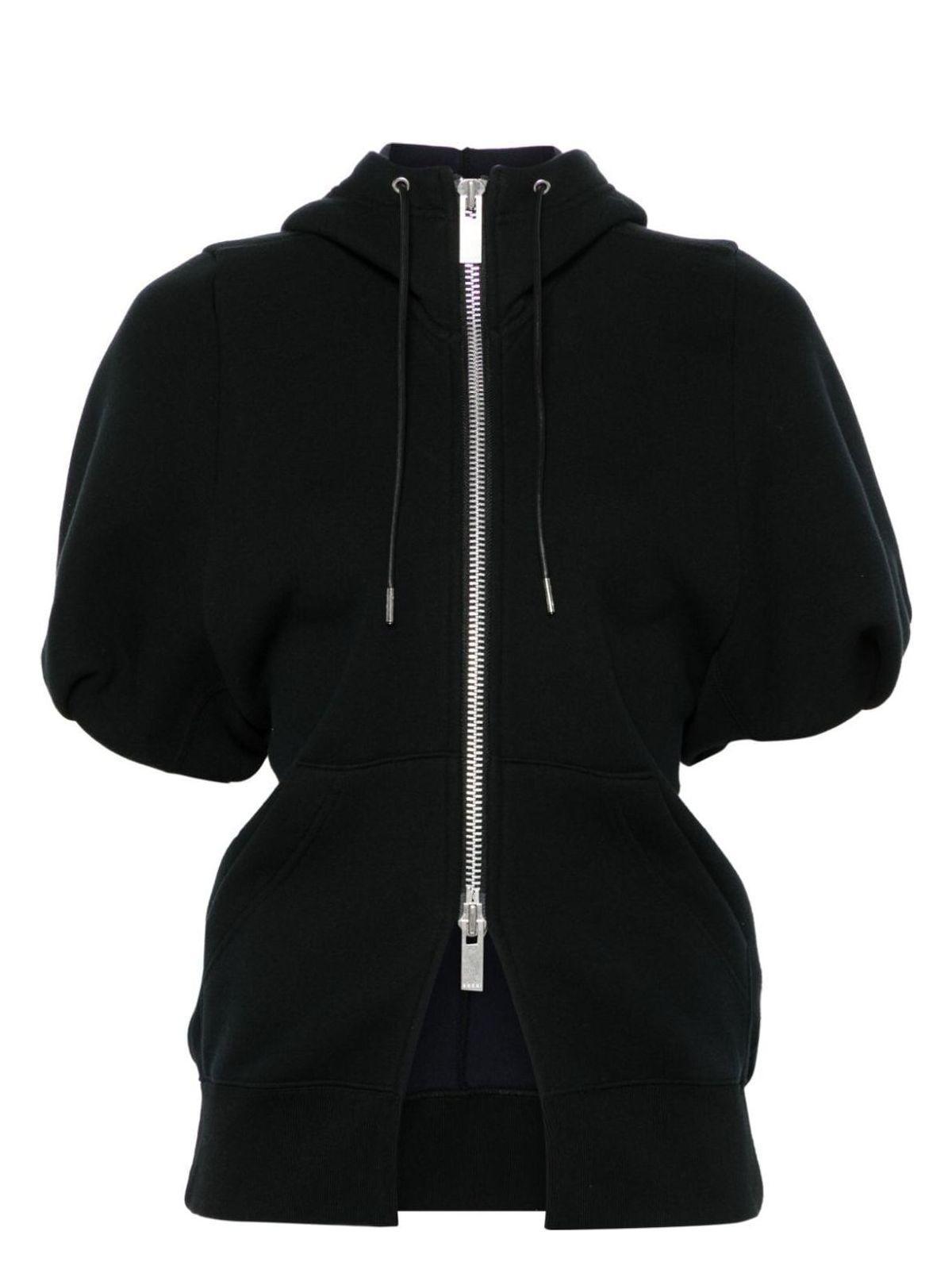 SACAI Sponge Sweat Hoodie In Schwarz Product Image