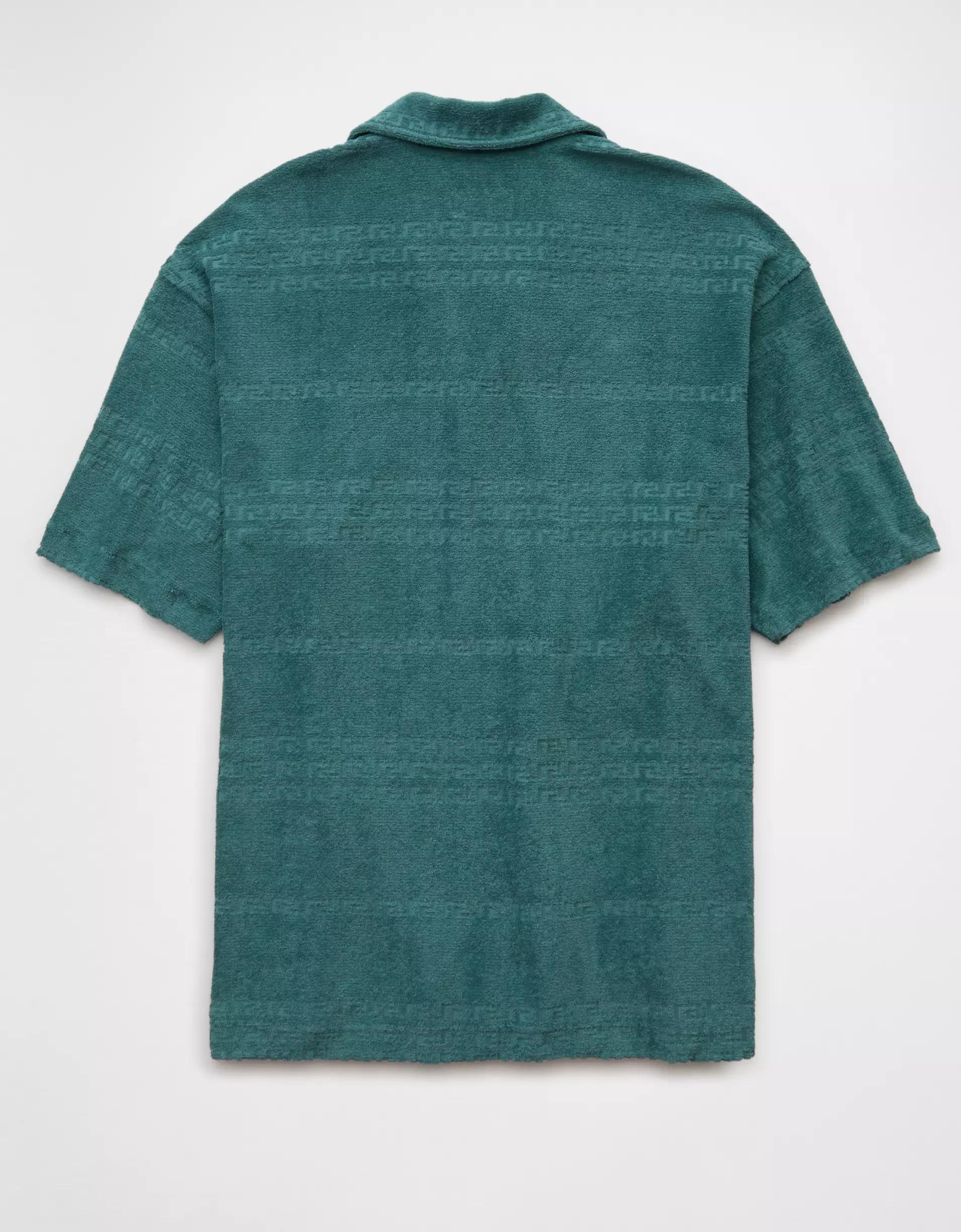AE Terry Polo Shirt Product Image