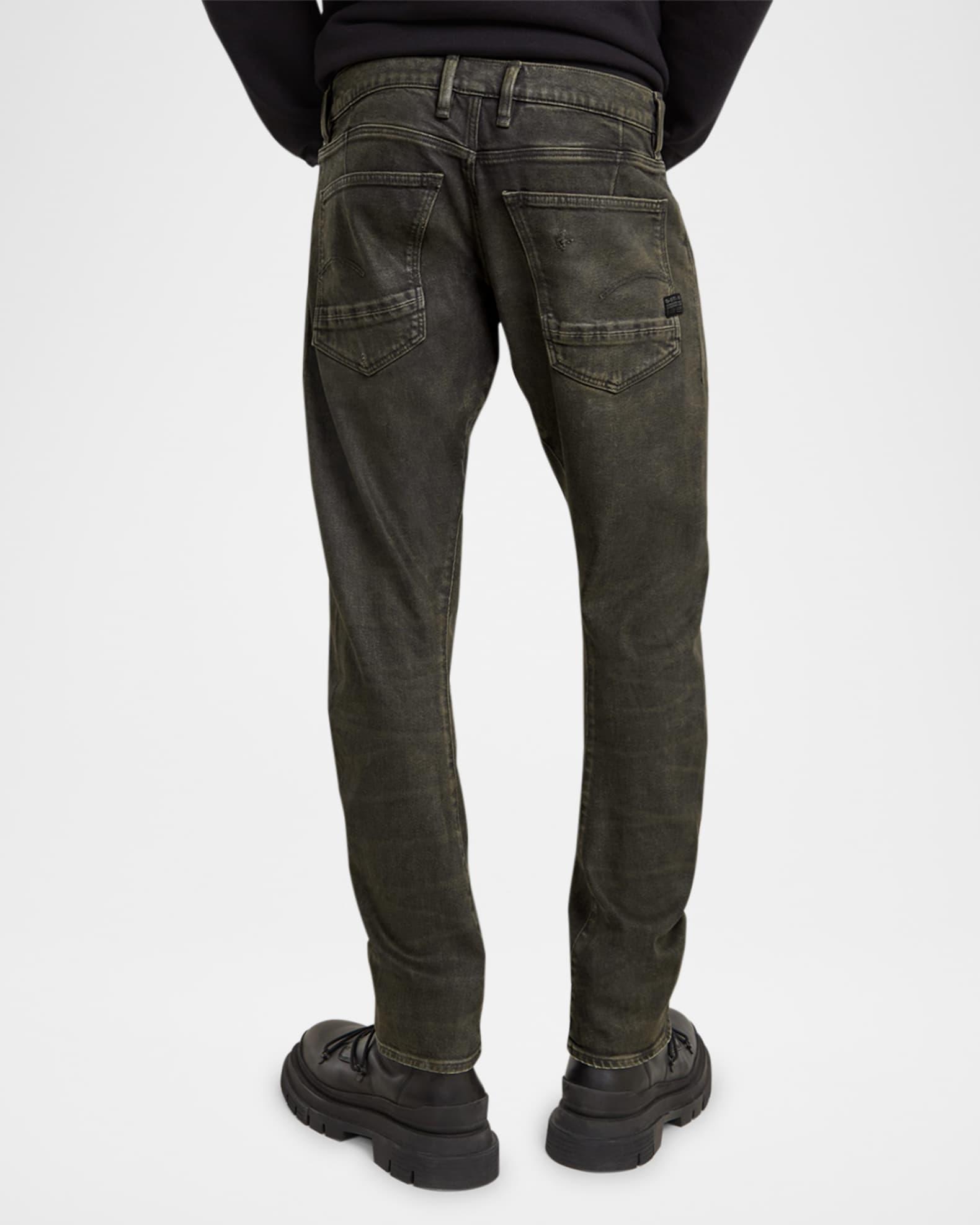 Mens Moto Cross 3D Zip Slim Jeans Product Image