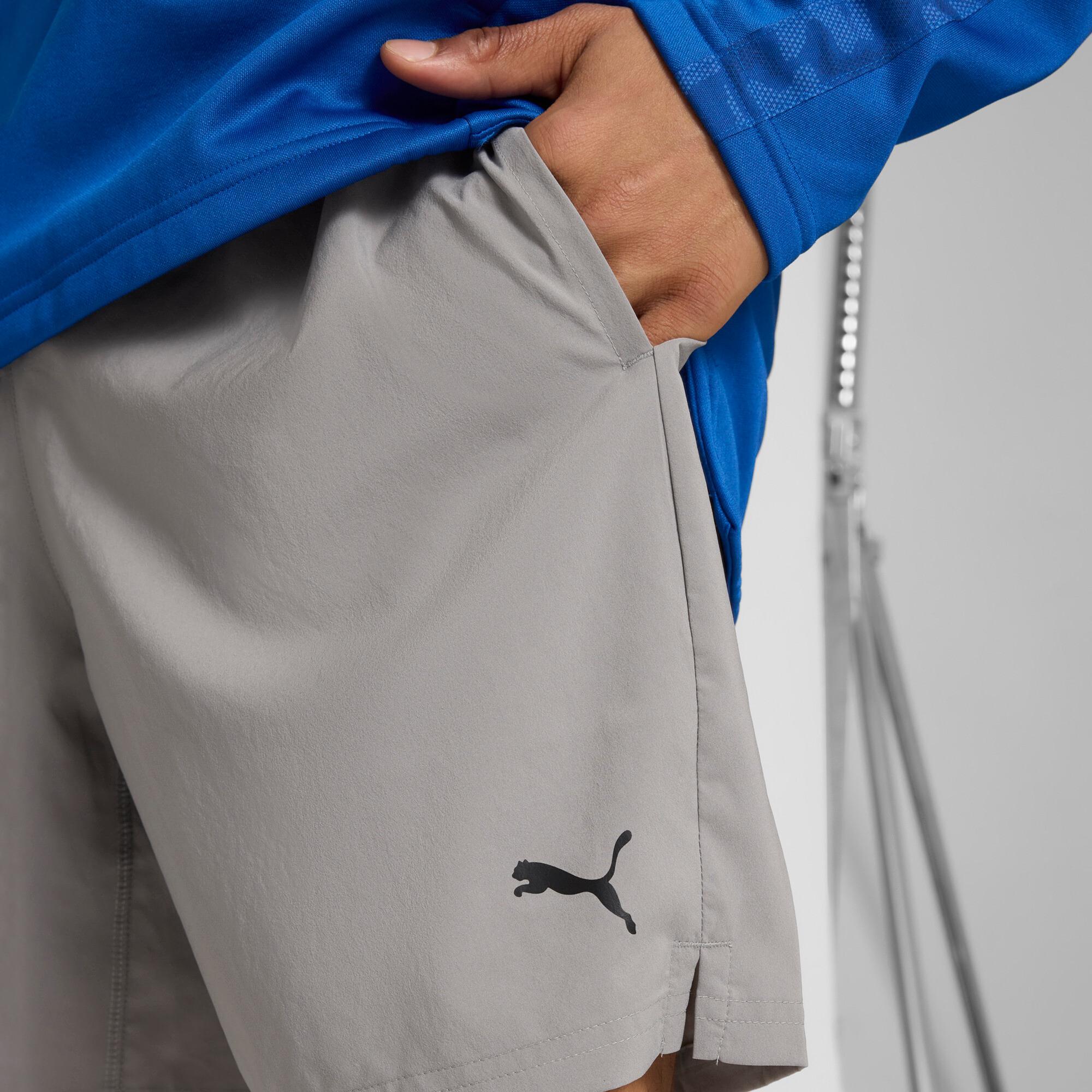 PUMA Train All Day ESSENTIALS Men's 7" Woven Shorts in Grey Product Image