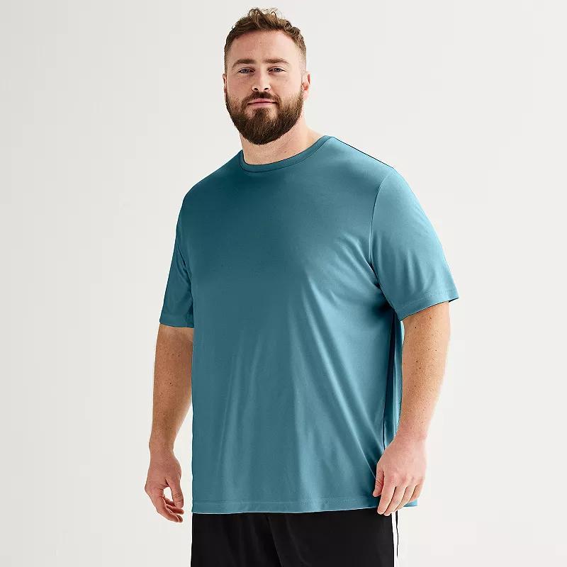 Big & Tall Tek Gear® Dry Tek Tee, Men's, Size: XL Tall, Hawk Gray Product Image