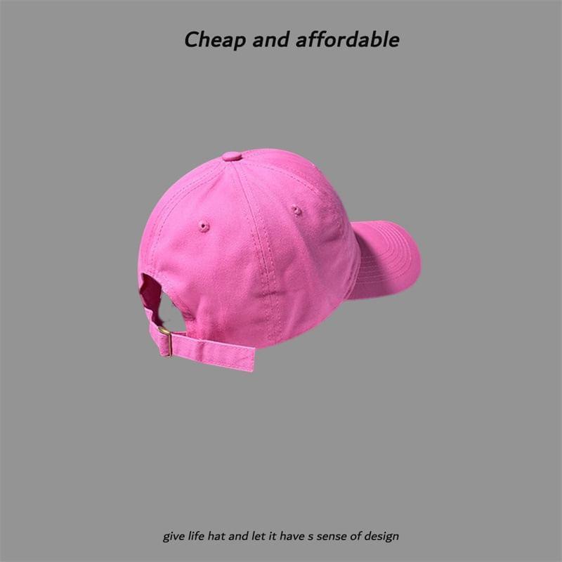 Letter Embroidered Cap Product Image