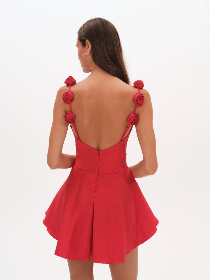 Orsa Mini Dress — Red Product Image