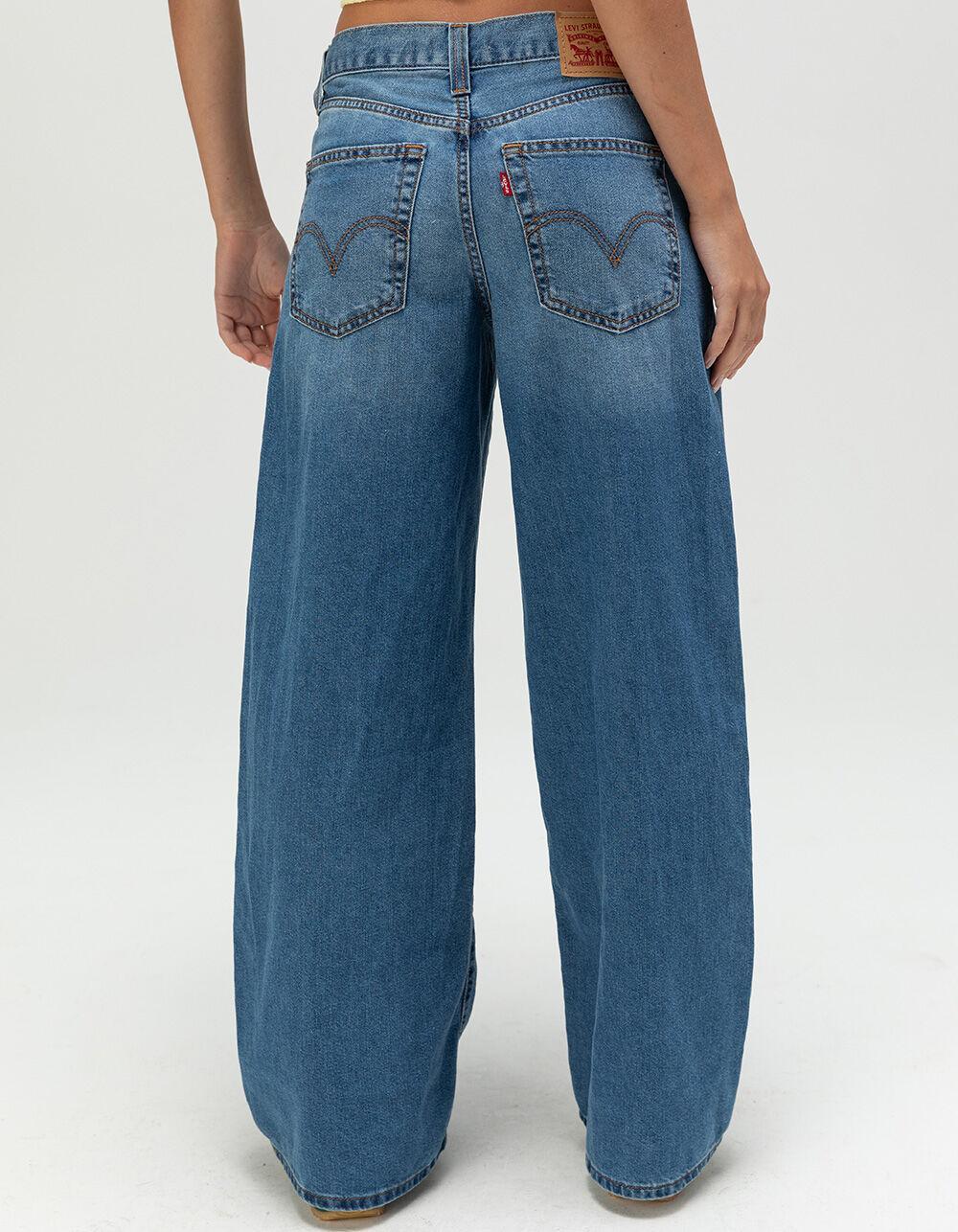 LEVI'S '94 Baggy Womens Wide Leg Jeans - Cool Vertical - MEDIUM INDIGO Product Image