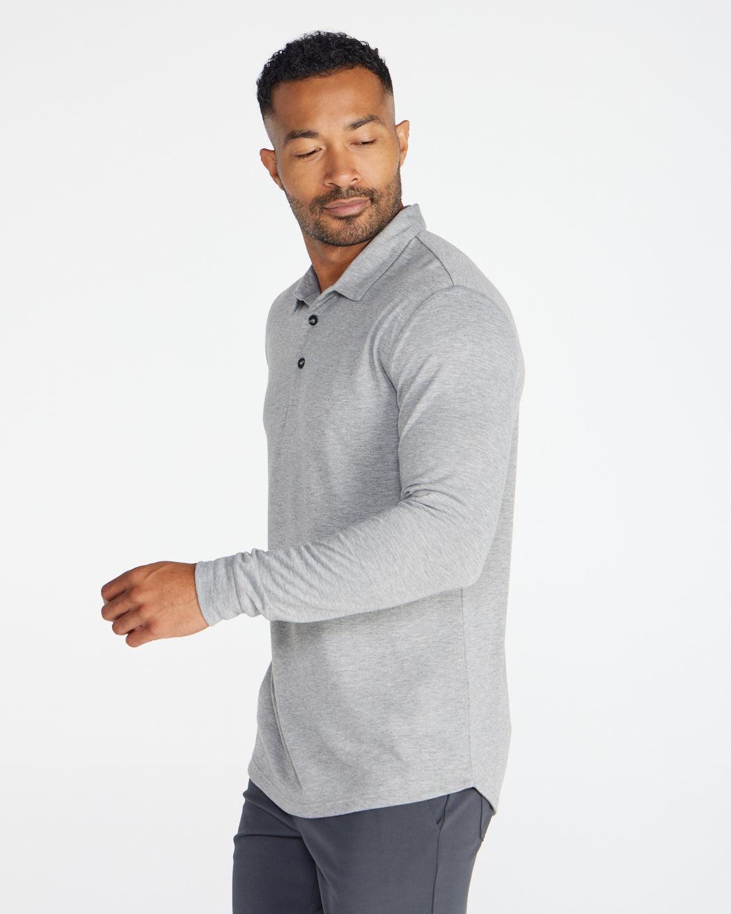 Comfort Wool Long Sleeve Polo Product Image