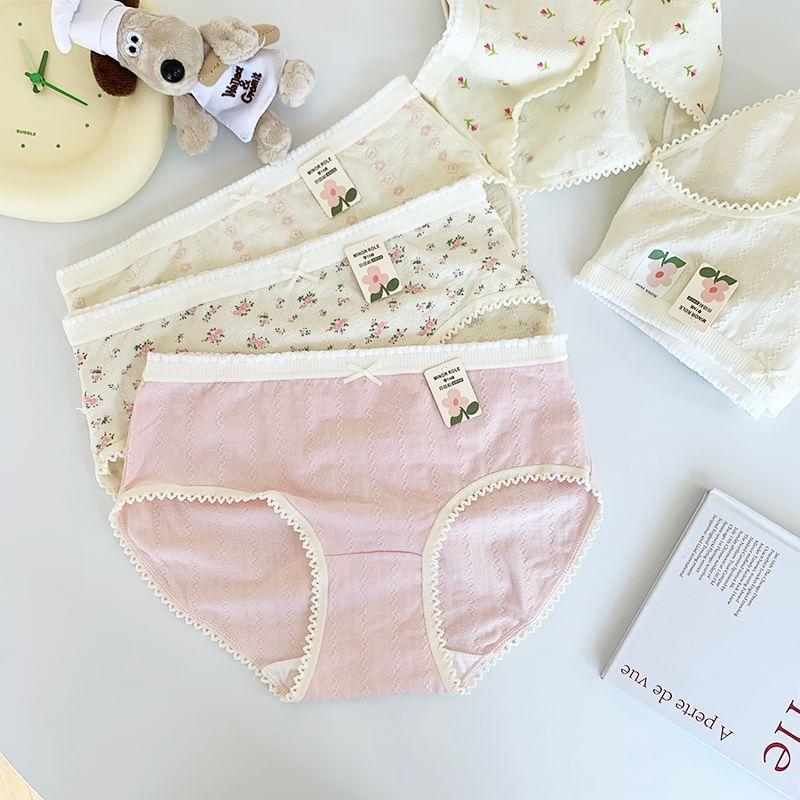 Lace Trim Panty Product Image