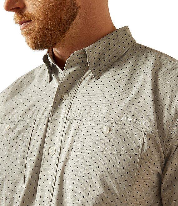 Ariat 360 Airflow Classic Fit Short Sleeve Dot Pattern Shirt Product Image