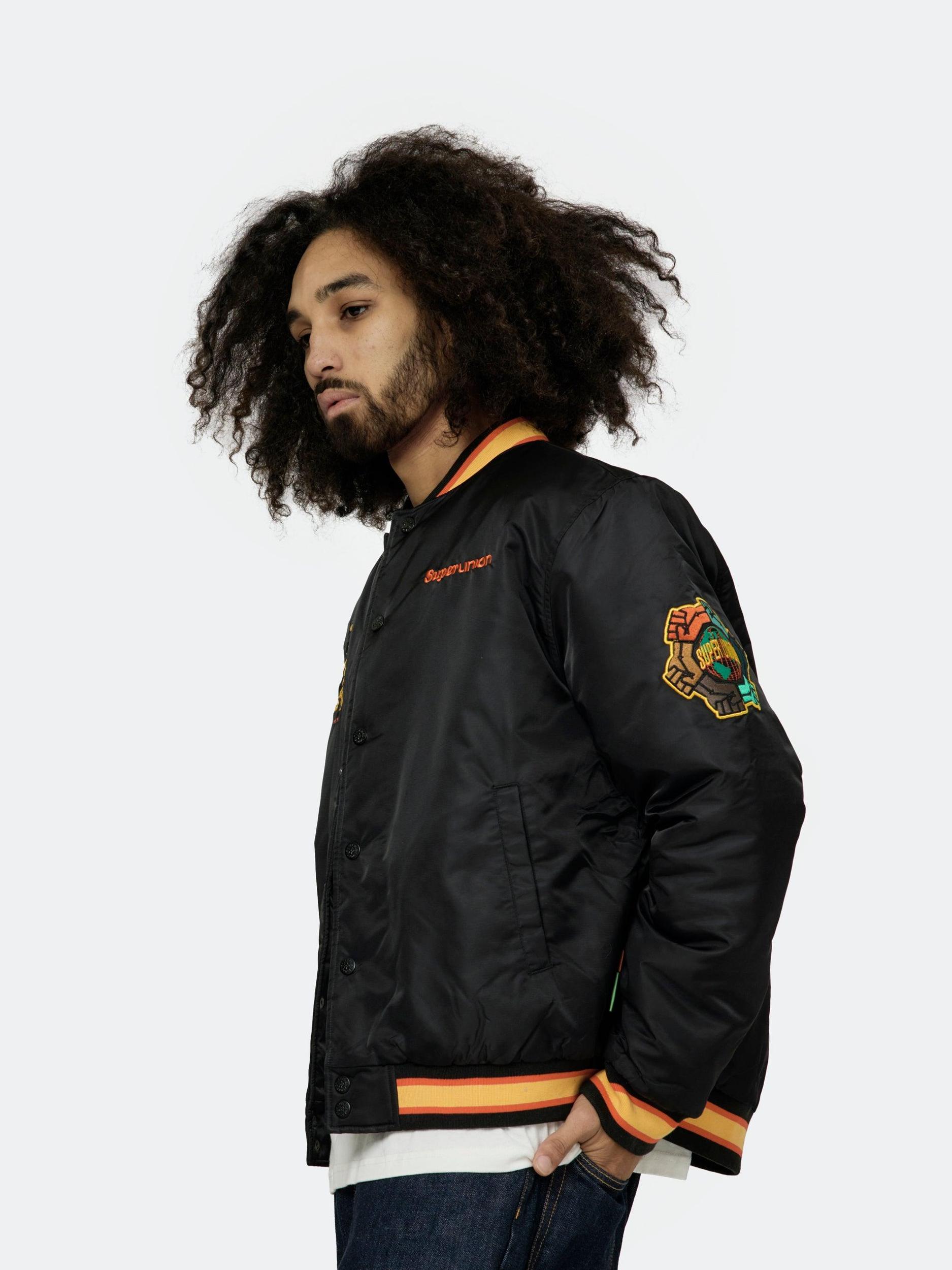 SuperUnion Bomber Jacket (Black) Product Image